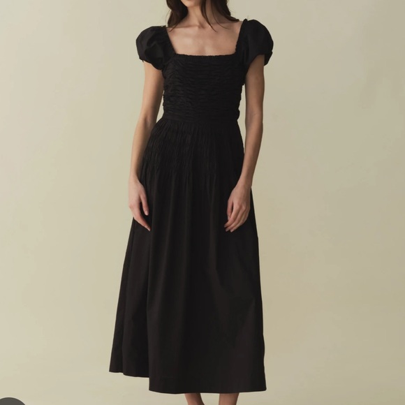 Doen Dresses & Skirts - Doen black katherina dress medium black noir